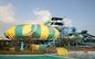 Fiberglass Aqua Park Water Slides with bowl ride HS code 95069900