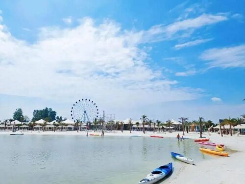Laatste bedrijfscasus over Artificial Lagoon | Crystal-Clear Swimming Lagoon with Beach Entry for Resorts & Hotels | Vison Waterparks