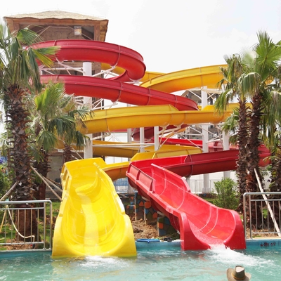 kwaliteit  Fun Backyard Custom Water Pool Slides For Family , Amusement Park / Water Park Equipment Fabriek