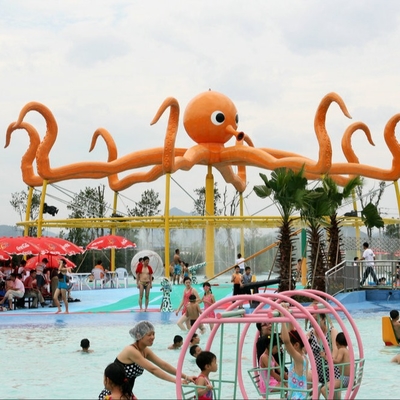 kwaliteit  Customized 8m Height Octopus Spray  For Aqua Water Playground Equipment Fabriek