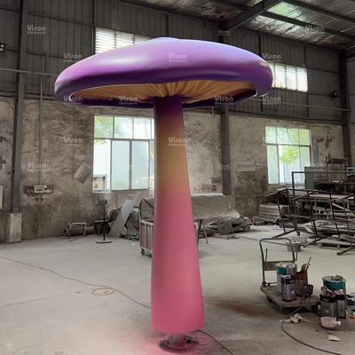 kwaliteit  Fiberglass Vison Waterparks Playground Equipment Spray mushroom Aqua Play For Amusement Park Games Fabriek