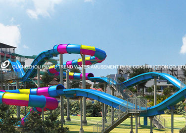 Commerciële Glasvezel Volwassen Waterslide in Avontuur Waterpark