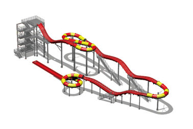 200m de Dia's van het Glasvezelwater, Waterachtbaan voor Openlucht/Binnenwaterpark dat wordt aangepast