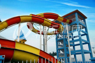 Platformhoogte 13m Dia 2 van het Glasvezelwater Persoon voor Openlucht/Binnenwaterpark