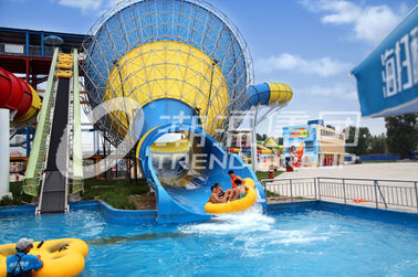 Het blauwe Grote Water van de Tornadoglasvezel glijdt voor Waterpark/Custominzed-Waterdia