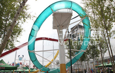 Van de het Materiaalglasvezel van het Aquapark de Pooldia met Gegalvaniseerd Koolstofstaalkader voor Openlucht/Binnenwaterpark