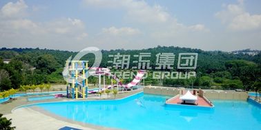 De openlucht van het Waterdia's van de Douanepool van de het Pretparkboemerang Dia van Aqua voor 2 Mensen voor Als thema gehad Waterpark