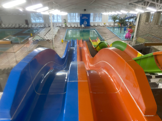 Van het het Parkmateriaal van het glasvezelwater de Dia's van het de Douanewater/de Dia's van het Avonturenwater voor Als thema gehad Park