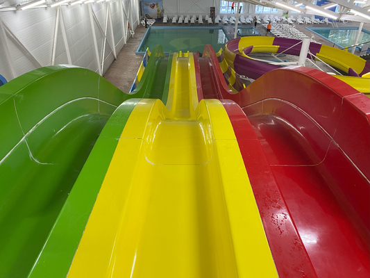 Van het het Parkmateriaal van het glasvezelwater de Dia's van het de Douanewater/de Dia's van het Avonturenwater voor Als thema gehad Park