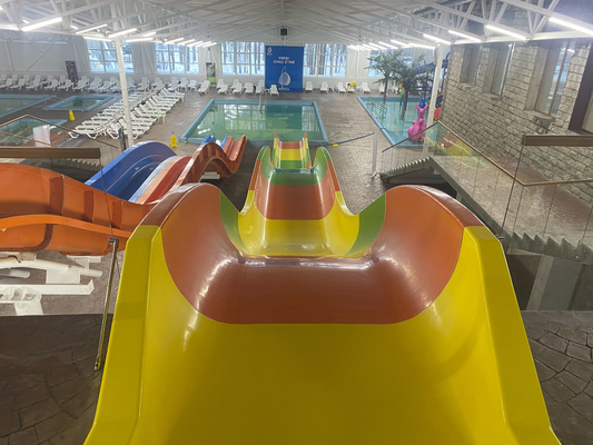 Van het het Parkmateriaal van het glasvezelwater de Dia's van het de Douanewater/de Dia's van het Avonturenwater voor Als thema gehad Park