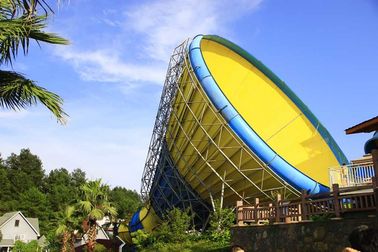 Aangepaste van het het Waterpark van de Volwassenenglasvezel de Tornadodia 14.6m Hoogte, 42*60m