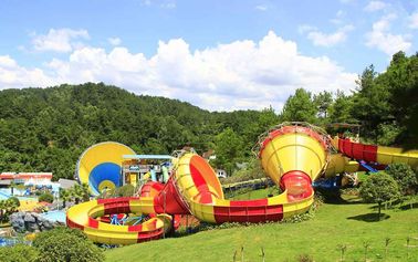 Aangepaste van het het Waterpark van de Volwassenenglasvezel de Tornadodia 14.6m Hoogte, 42*60m
