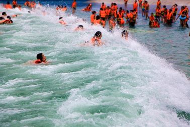 Kunstmatige Grote Tsunami Ocean Water Wave Pool met Waves Park Vacuum 3 meter hoog