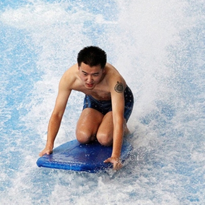 Van het materiaalflowrider van het waterpark het Waterrit, de raad van de stroomruiter
