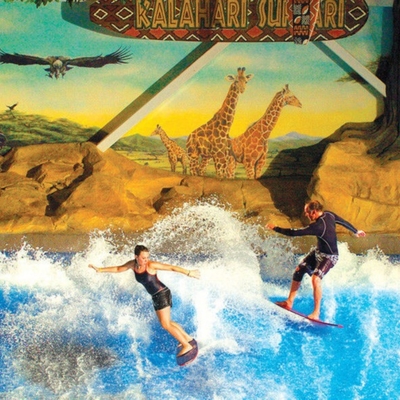 Dubbele/Enige Flowrider-Waterrit Blauwe Gekleurde het Surfen Simulatormachine met Glasvezelmateriaal