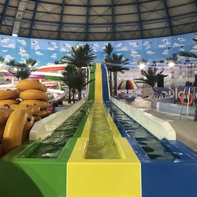 Gepersonaliseerd Kazakhstan Astana Indoor glasvezel zwembad waterglijbaanpark project