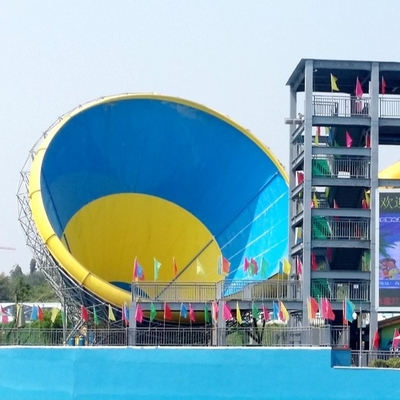 Grote het Waterdia van de Glasvezeltornado voor Volwassenen, 14.6m Platformhoogte