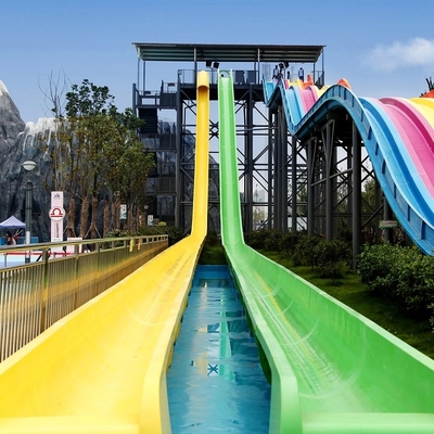 De Dia's van het de Glasvezelwater van het themapark, de Plastic Douane Gecombineerde Dia's van het Watervlot voor Waterpark