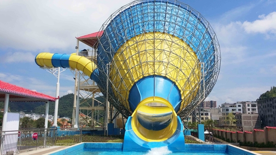 De grote Dia's van het Glasvezelwater voor Dia van het de Tornadowater van Aqua de Grappige, Grote voor Waterpark
