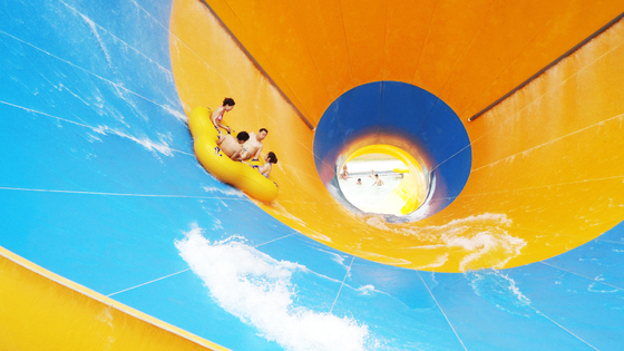 De grote Dia's van het Glasvezelwater voor Dia van het de Tornadowater van Aqua de Grappige, Grote voor Waterpark