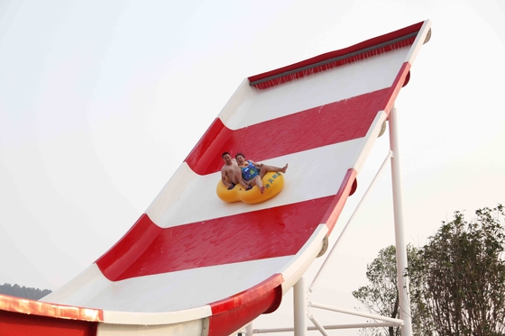 Reuzeaqua-Parkmateriaal die Swwiming-Poolglasvezel Waterslides voor Jonge geitjes opwekken