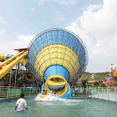 Het Waterdia's van de tornado Grote Glasvezel, 720 Ruiters per Uurcapaciteit van Waterpark
