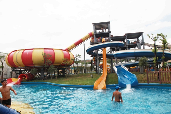 Van het de glasvezel zwembad van het waterpark het waterdia's voor pretpark