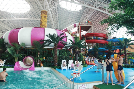 Van het de glasvezel zwembad van het waterpark het waterdia's voor pretpark