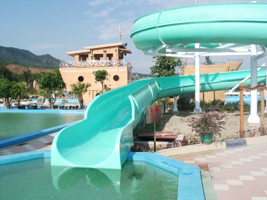 304 het de Glasvezelwater van de roestvrij staalschroef glijdt 1m Breedteoem voor Waterpark
