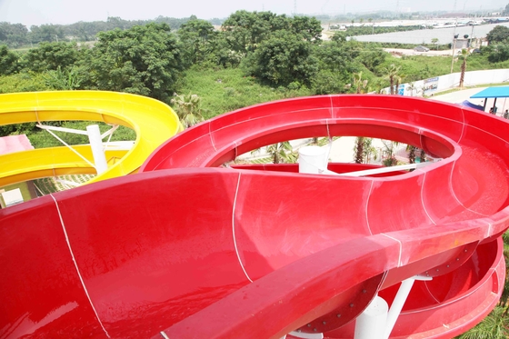 Het openluchtdouanewater glijdt Glasvezel, het Populaire Materiaal van het Waterpark