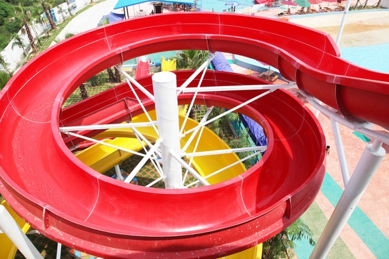 Ce van het Waterdia's van de pret Openlucht Volwassen Glasvezel, Aangepaste Lengte voor Waterpark