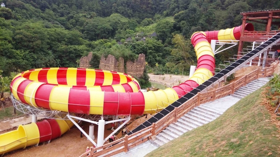 Het Waterdia's van de hoge snelheidsglasvezel voor Avonturenvermaak Waterpark