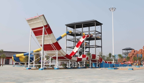 Het grote Aqua-Opwindende Zwembad Waterslides Ashland van het Parkmateriaal/DSM-Hars