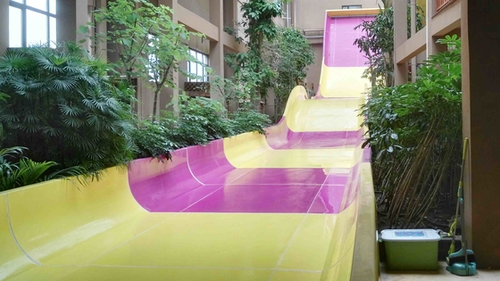 Reuzeaqua-Parkmateriaal het Opwekken Zwembadglasvezel Waterslides