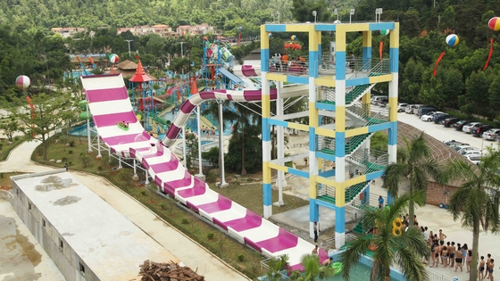 Reuzeaqua-Parkmateriaal dat Swwiming-Pool Waterslides voor Waterpark opwekt