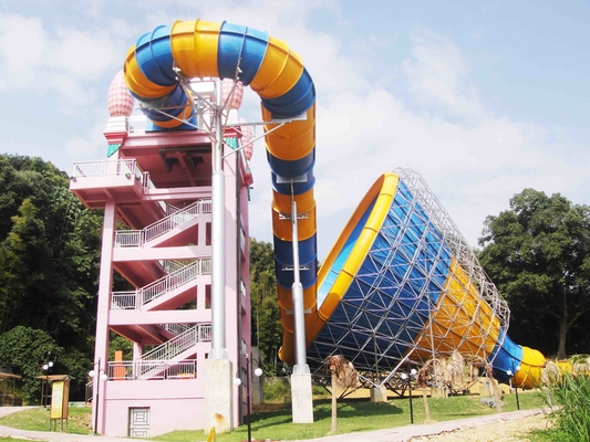 Openlucht middelgrote het Waterdia's van de wervelwindglasvezel voor de sport van het waterpark