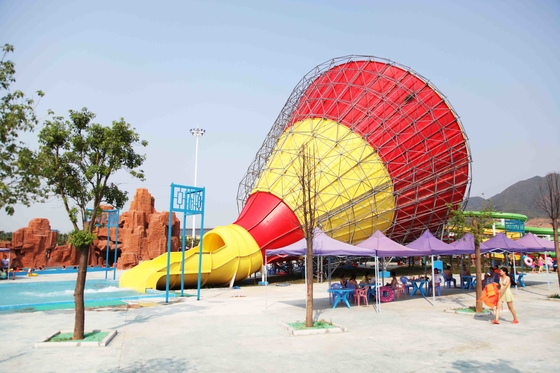Het volwassen Glasvezelwater glijdt 16m Hoogte 4 Personen/Tijd 42*60m Vloerruimte voor Waterpark