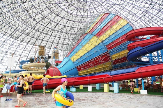 Het volwassen Glasvezelwater glijdt 16m Hoogte 4 Personen/Tijd 42*60m Vloerruimte voor Waterpark