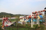 Het Waterdia's van de Pretpark Volwassen Glasvezel met Gegalvaniseerd Koolstofstaalkader