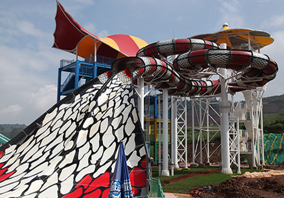 Galvaniseerde de volwassen het waterdia van de pretparkglasvezel koolstofstaalkader voor het Park van Themaaqua