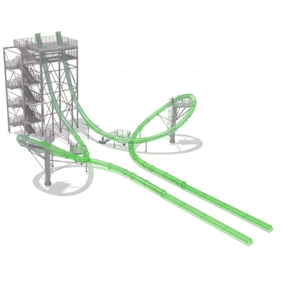 Van de Diaaqua van Aqualoopbody van de het Parkglasvezel het Waterdia's, Platformhoogte 16m