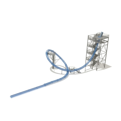 Van de Diaaqua van Aqualoopbody van de het Parkglasvezel het Waterdia's, Platformhoogte 16m