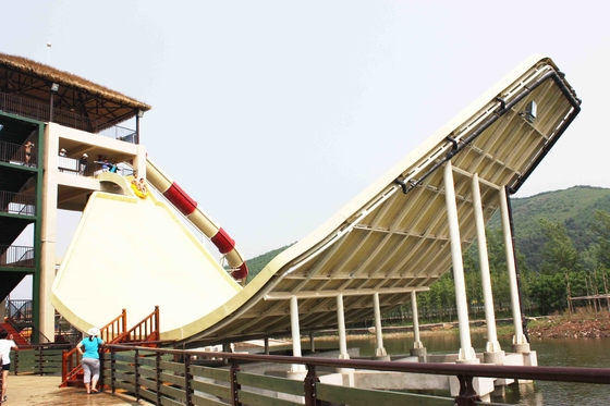 Reuzeaqua-van de de Glasvezelschommeling van het Parkmateriaal het Waterdia voor dubbele interactieve waterpret