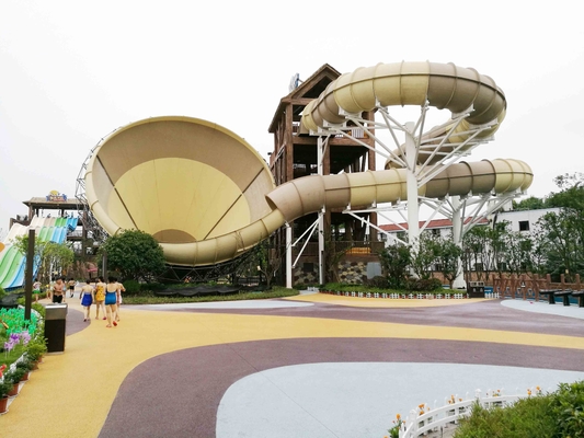 Dia van het de Familiewater van de tornadoglasvezel de Commerciële voor Waterpark, 42*70m Vloerruimte