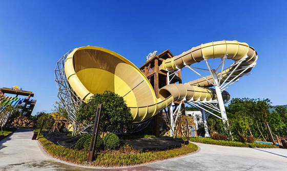 Dia van het de Familiewater van de tornadoglasvezel de Commerciële voor Waterpark, 42*70m Vloerruimte