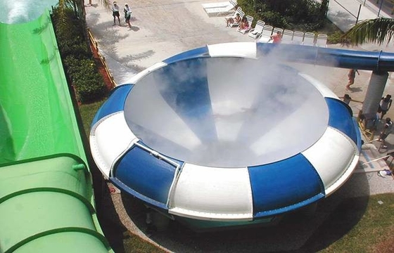 Aangepaste Opwindende Aqua-Rood/Geel/Groene het Waterdia van de Parkglasvezel