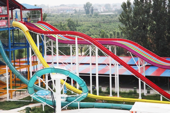 Van de het Parkglasvezel van ExcitingSlideaqua het Waterdia's, Platformhoogte 16m