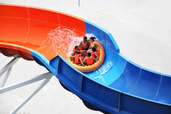 De gegalvaniseerde Dia's van het het Parkmateriaal van Aqua van het WoedeaanvalKoolstofstaal voor het Park van het Avonturenwater