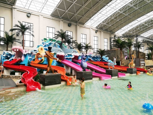 De commerciële Dia's van het de Stijllichaam van het Speelplaatsmateriaal Open Dichte voor Jonge geitjes in Waterpark