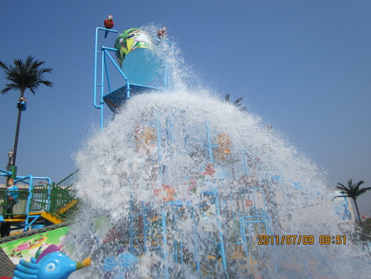Het Project van Waterpark van de tendenswarmwaterbron, het Parkmateriaal van het Glasvezelwater/Aangepast Aqua-Parkproject